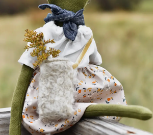 Fern the Frog Stuffed Toy - Floral Skirt