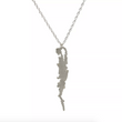 Load image into Gallery viewer, Lake Champlain Necklace - Sterling Silver
