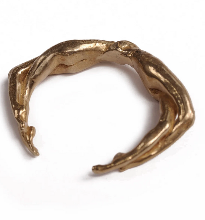 Mirror Brass Cuff Bracelet