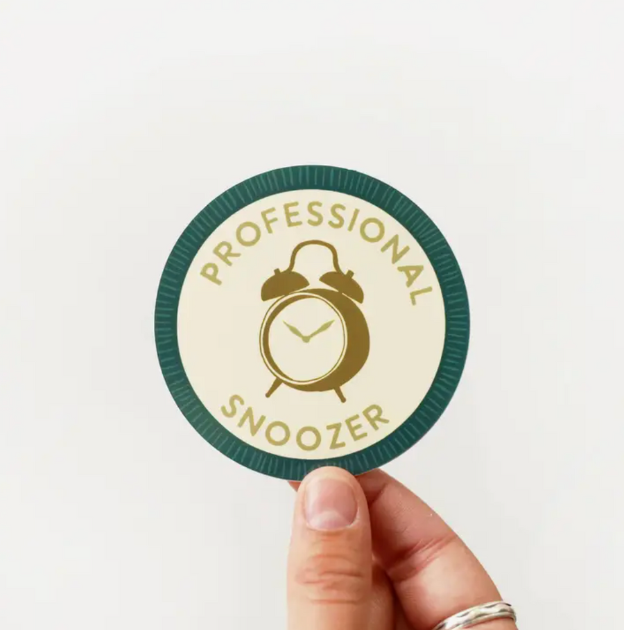Professional Snoozer Sticker