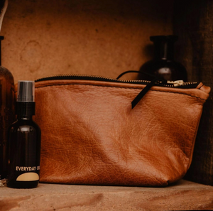 Leather Apothecary Bag - Whiskey