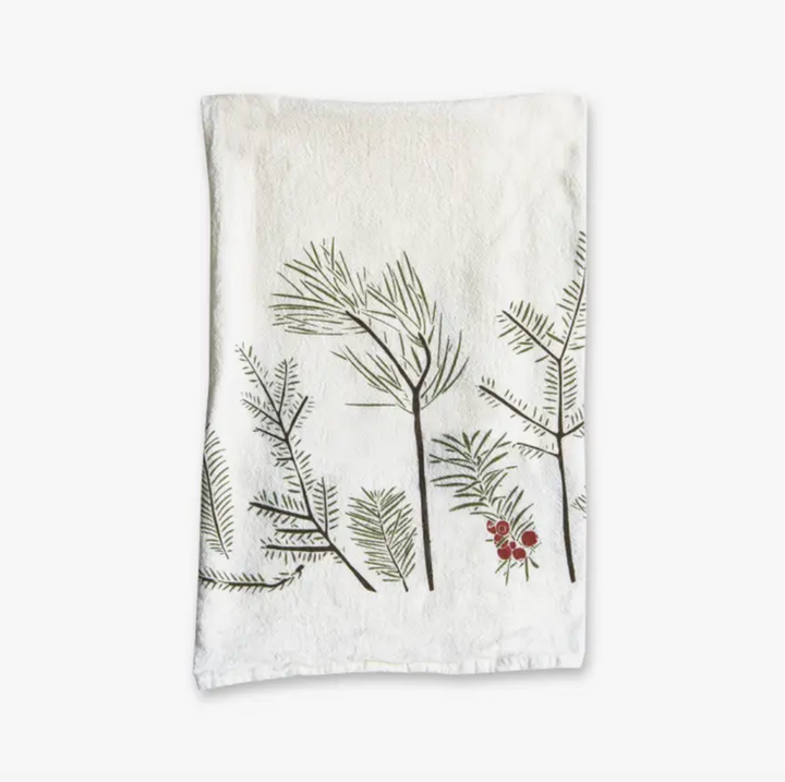 Floursack Kitchen Towel - Conifers