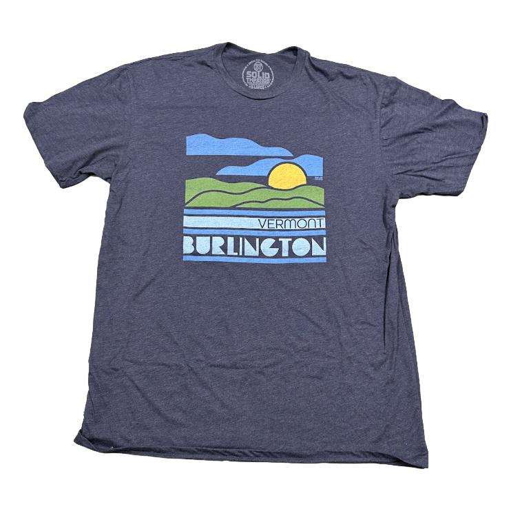 Burlington Sunset T-Shirt Navy