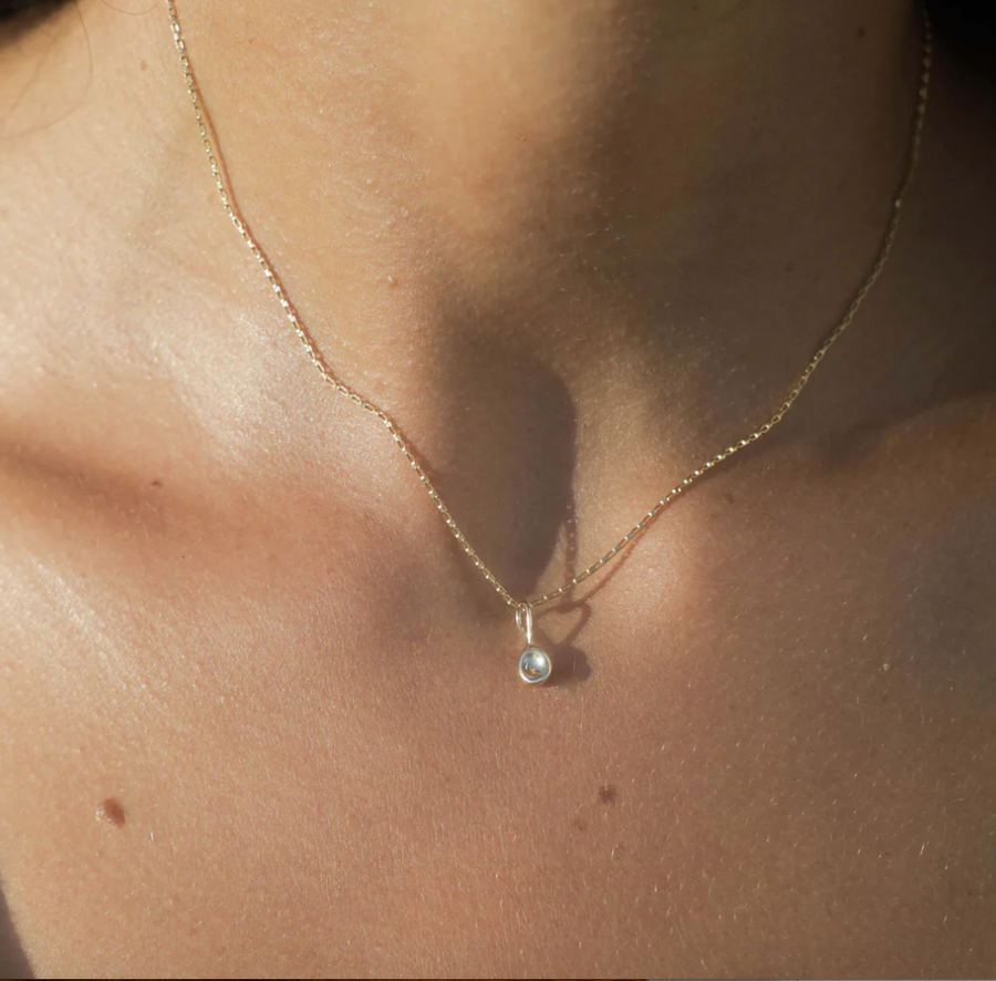 Puddle Necklace - Sterling Silver