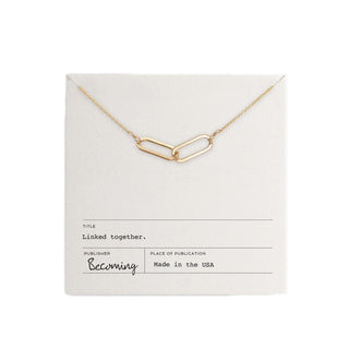 Linked Together Necklace - 14k Gold Fill