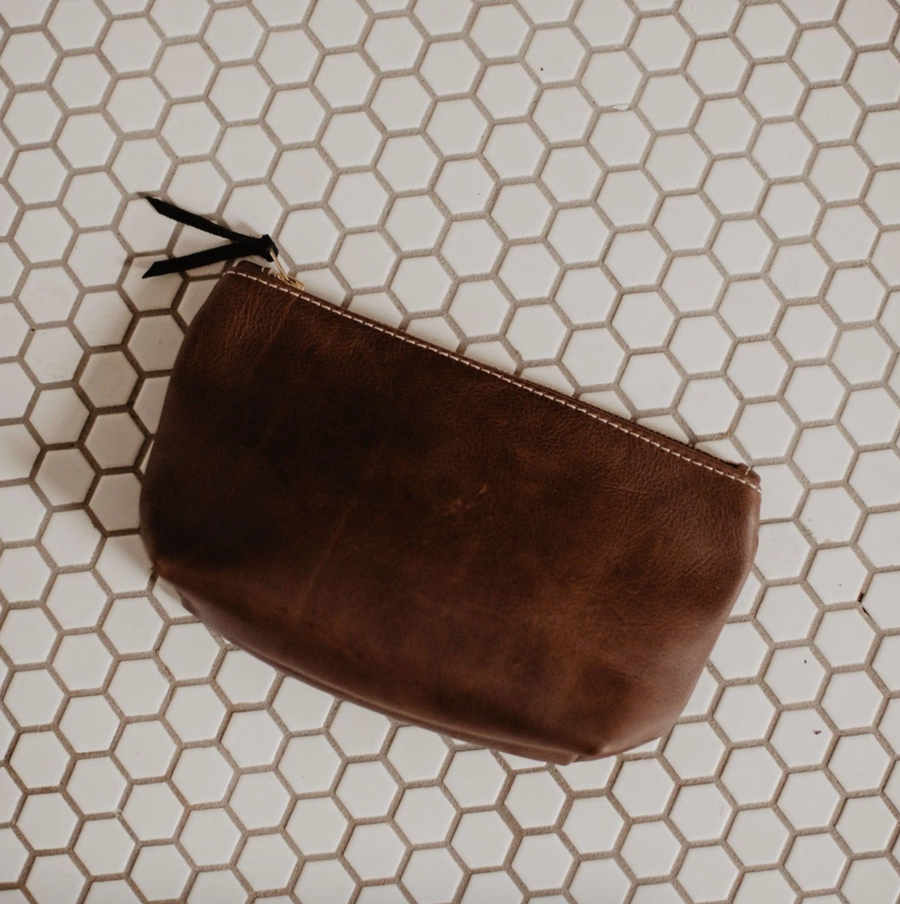 Handmade Leather Toiletry Bag - USA MADE – The Local Branch