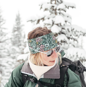 SKIDA Alpine Fleece-Lined Headband - Juniper Frost