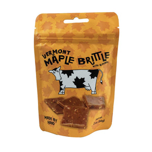 Vermont Maple Brittle with Almonds - 2oz Pouch
