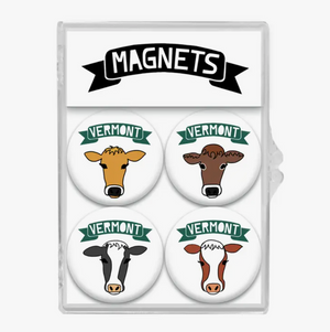 Vermont Cow Magnet Set