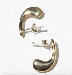 Droplet Earrings - Brass