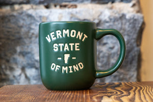 Common Deer Vermont State of Mind Green Mug