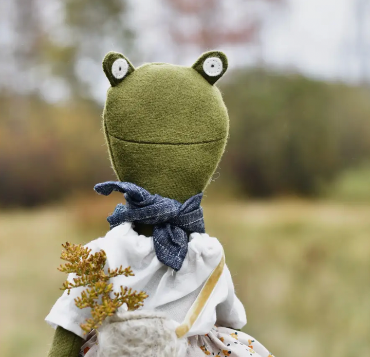Fern the Frog Stuffed Toy - Floral Skirt