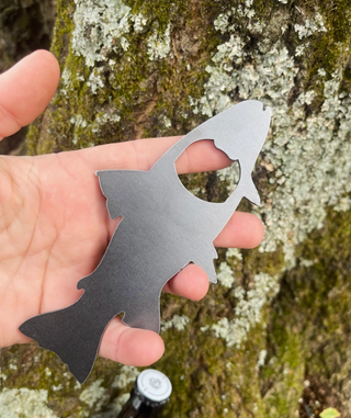 Steel Bottle Opener - Trout Fish