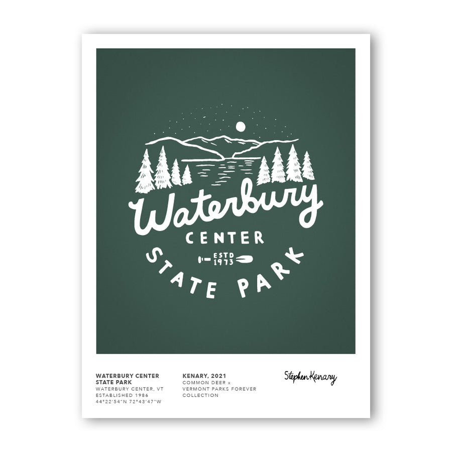 Vermont Parks Collection Print: Waterbury State Park 12x16