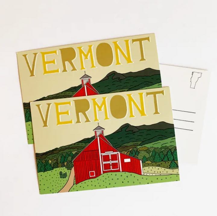 Vermont Barn Postcard