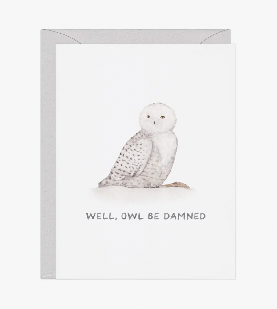 Owl Be Damned Card - AZ8