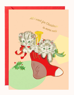 Christmas Cats Card - PM7