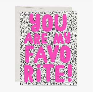 You Are My My Fave Love Card - RC1