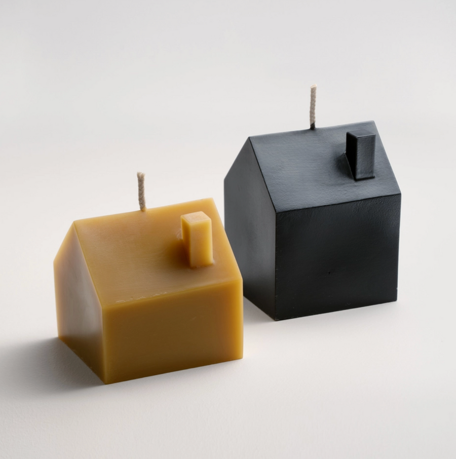 Iconic House Small Beeswax Candle