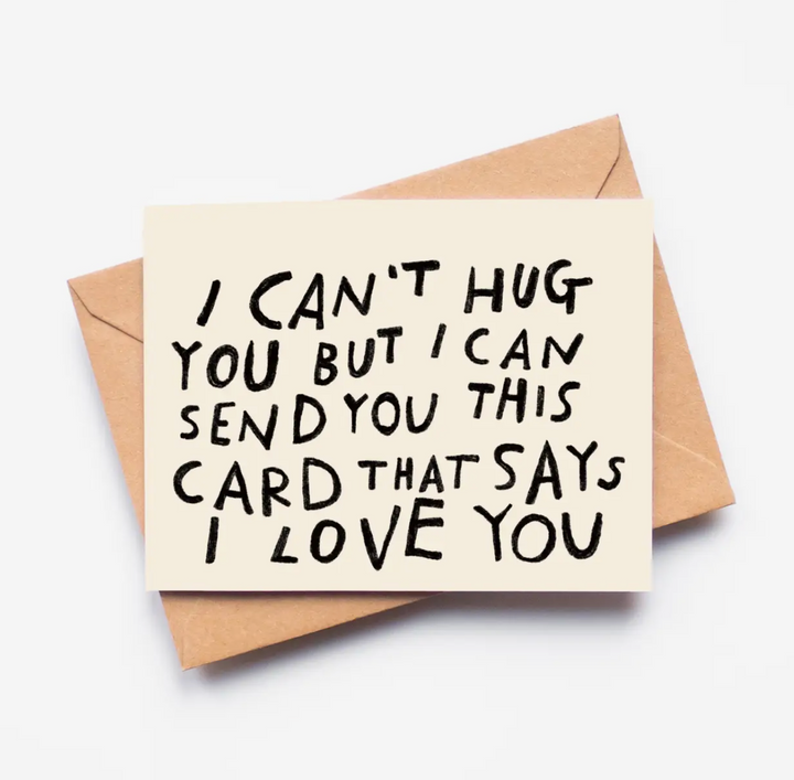 Can't Hug You Card - RB3