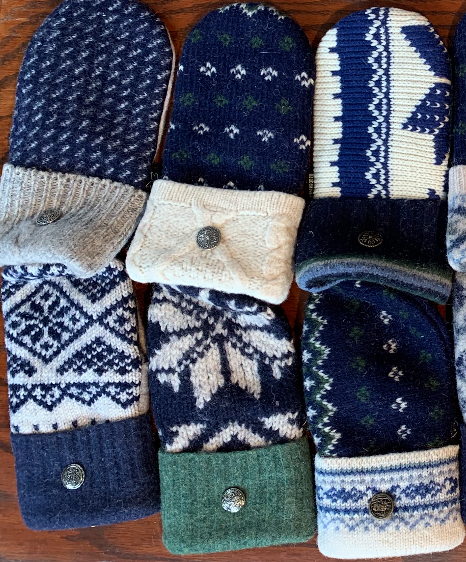 One of a Kind Thrifted Sweater Mittens