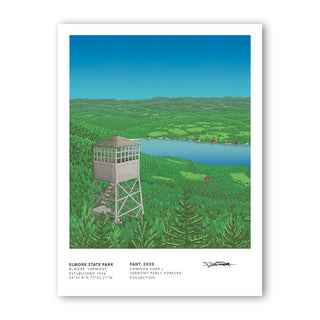 Vermont Parks Collection Print: Elmore State Park Fant 12x16