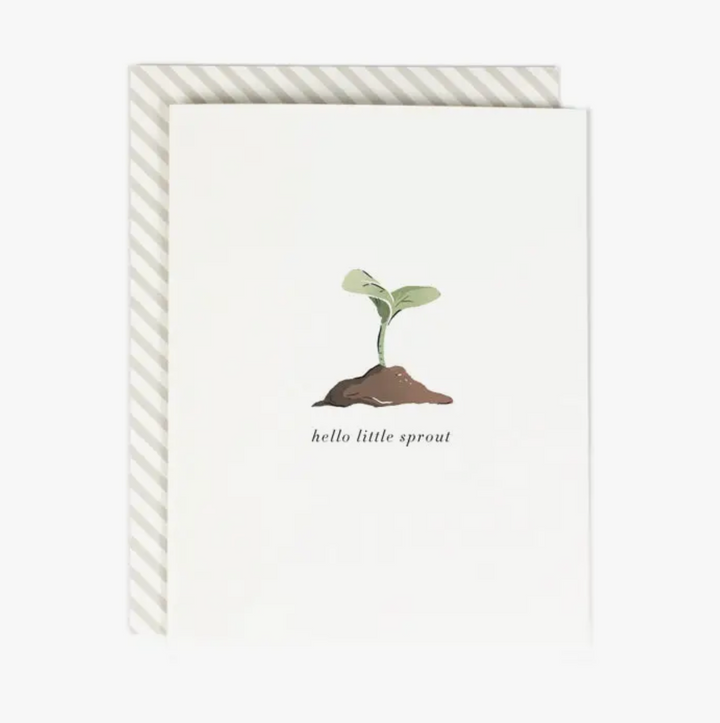 Hello Little Sprout Card - AH4