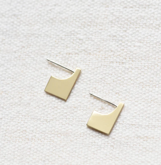 Brass Stud Earring - EA-TS-32