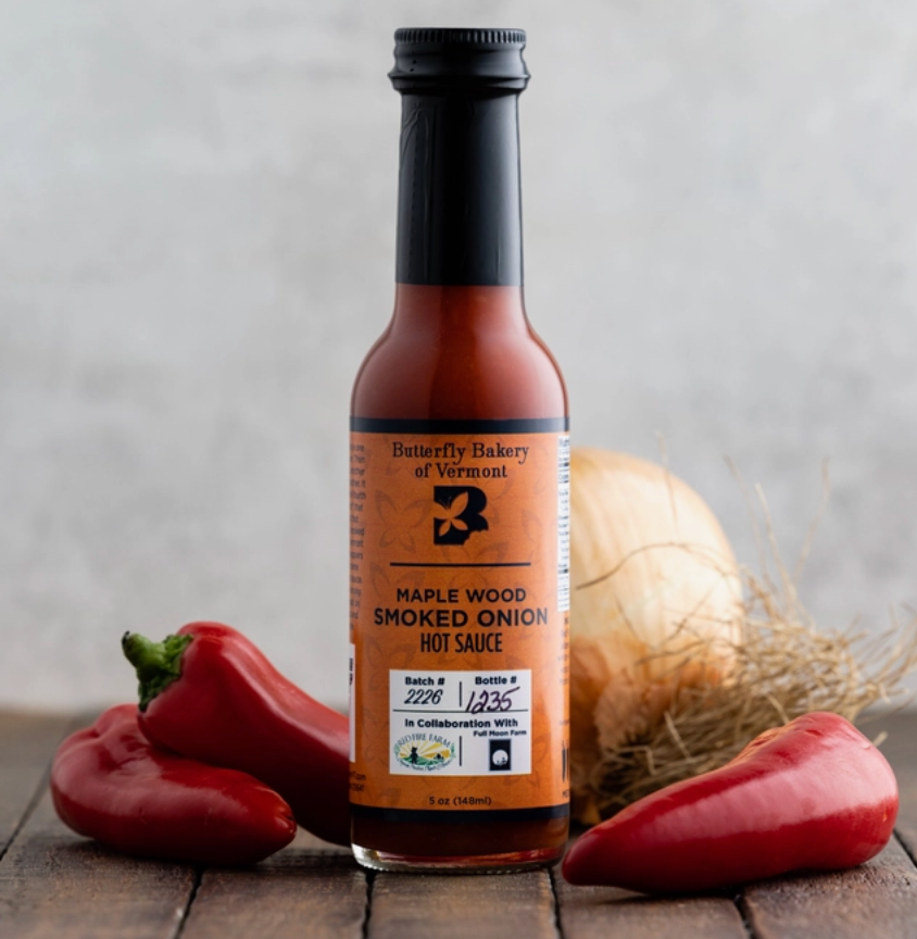 Vermont-Made Maple Wood Smoked Onion Hot Sauce - 5oz