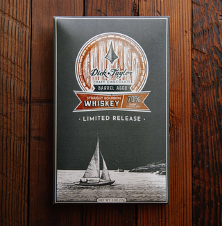 Straight Bourbon Whiskey 70% Cacao Dark Chocolate Bar