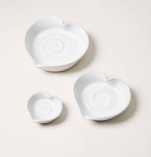 Farmhouse Pottery Heart Dish - Mini
