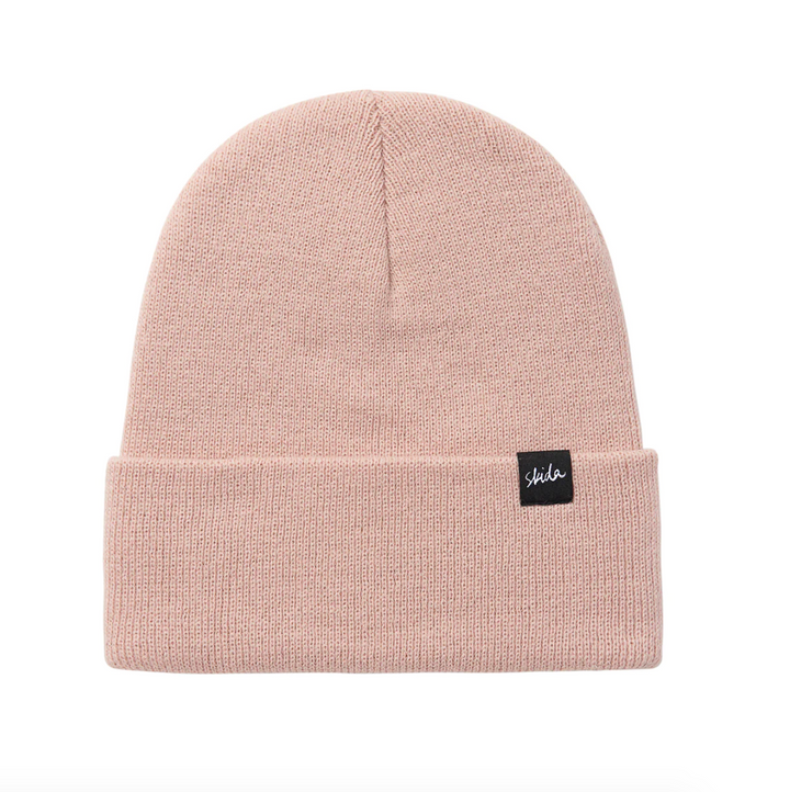 SKIDA USA Knit Ridge Beanie - Rose Smoke