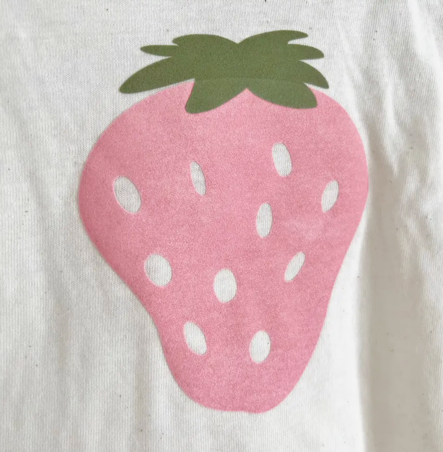 Straawberry Organic Cotton Baby Bodysuit