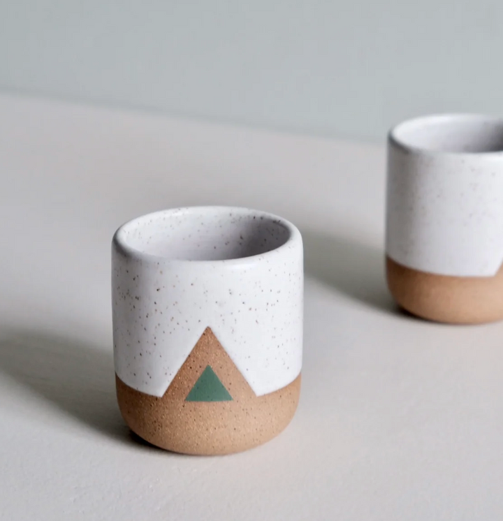 Woif Ceramics Forest Mountain Cup White