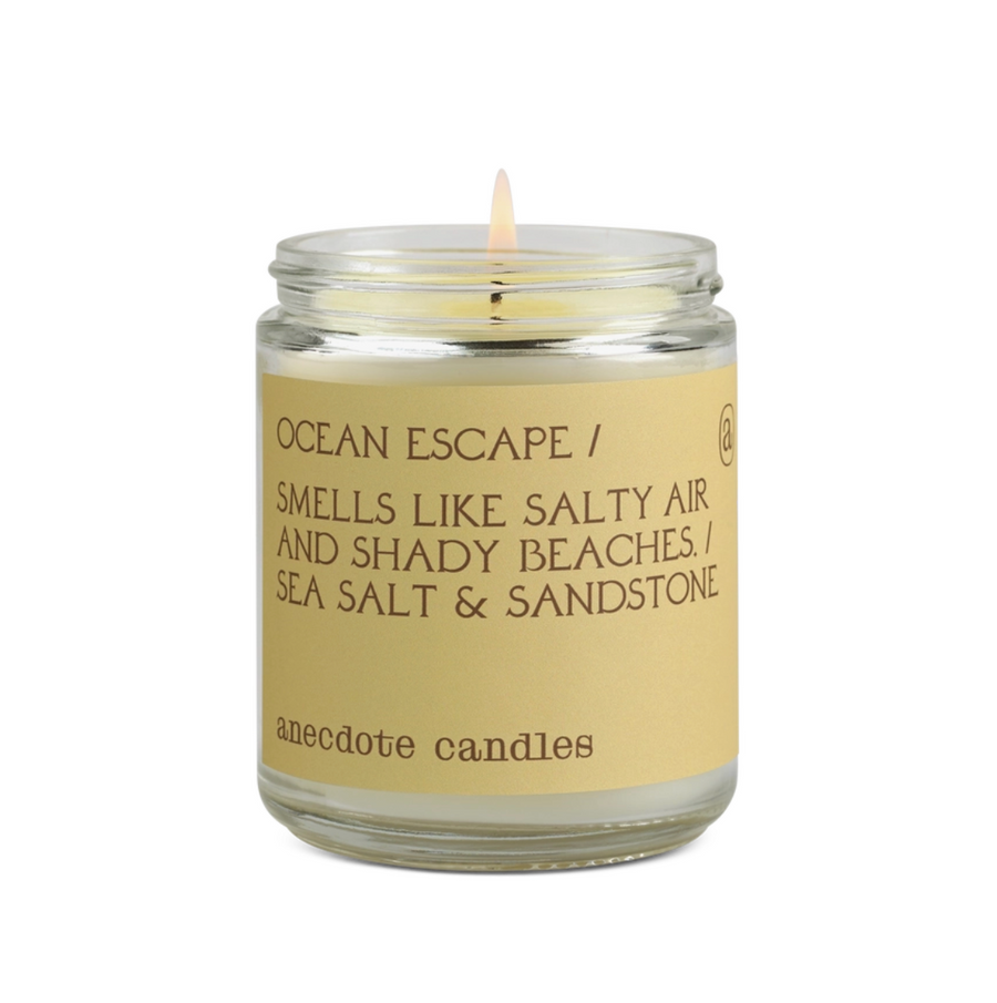 Ocean Escape Sea Salt Sandstone Candle - Standard Jar