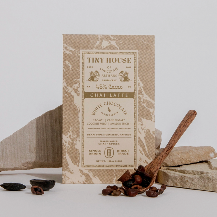 Chai Latte 45% Cacao White Chocolate Bar
