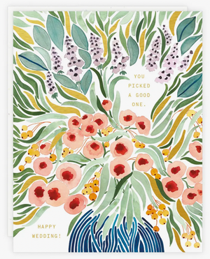 Picked A Good One Wedding Card - SS4