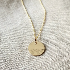 The Sea Necklace - 14k Gold Fill