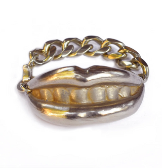 Mouth Piece Brass Bracelet