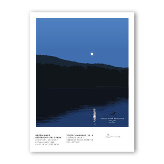Vermont Parks Collection Print: Green River Reservoir State Park 12x16