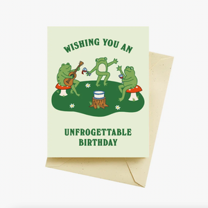 Frog Party Birthday Card - SG5