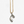 Load image into Gallery viewer, Ripple Necklace - Sterling Silver with Gold Chain
