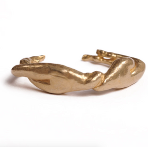 Mirror Brass Cuff Bracelet