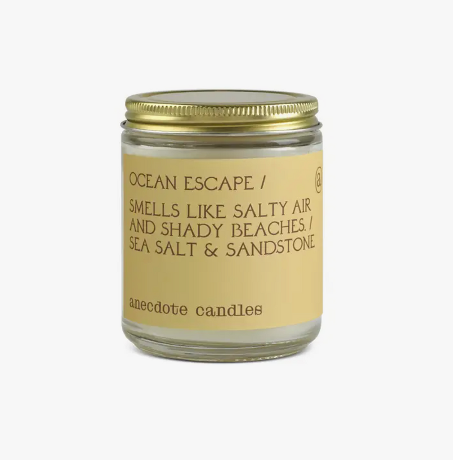 Ocean Escape Sea Salt Sandstone Candle - Standard Jar