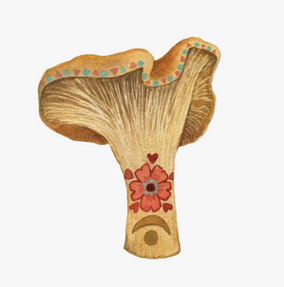 Mineral Mushroom: Ruby Print 5x7