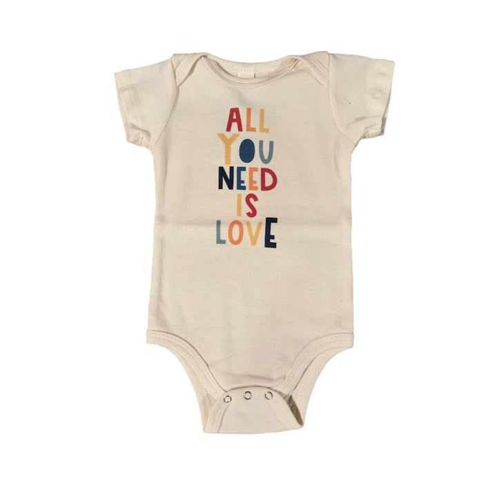 All You Need Is Love Organic Cotton Baby Onesie