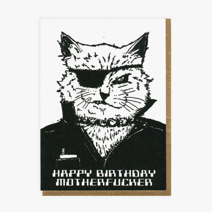 Happy Birthday Motherfucker Card - BB5