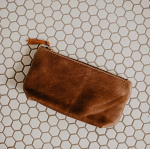 Leather Apothecary Bag - Whiskey