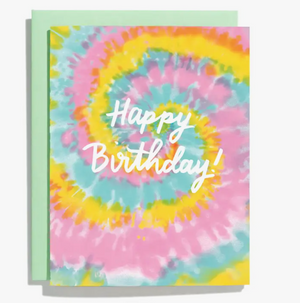 Tie Dye Birthday Card - SHP5