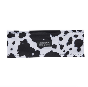 SKIDA Alpine Fleece-Lined Headband - Moo Cow